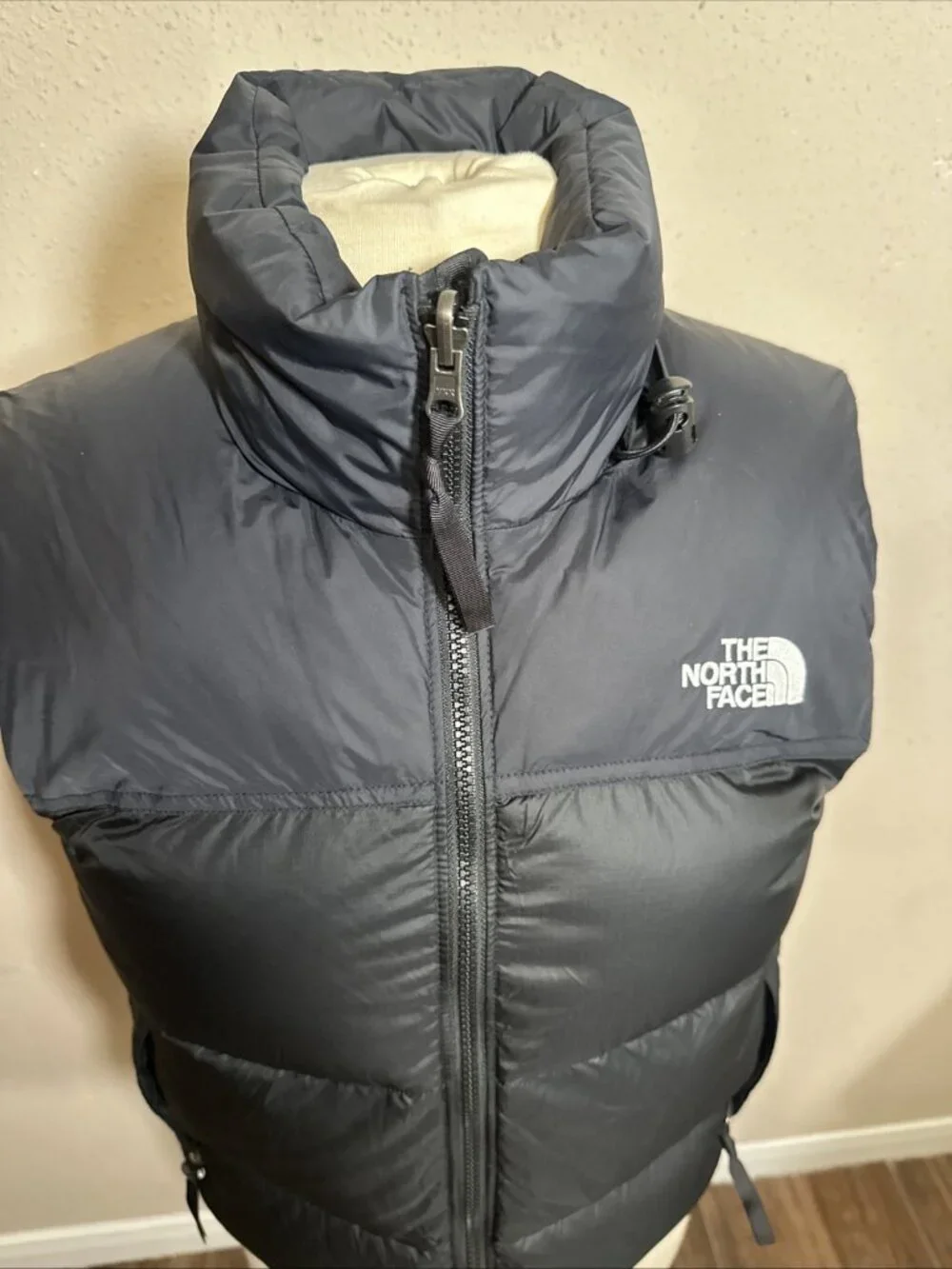 The North Face Vest Womens XS Black 700 Down Puffer Full Zip Outdoor Ski